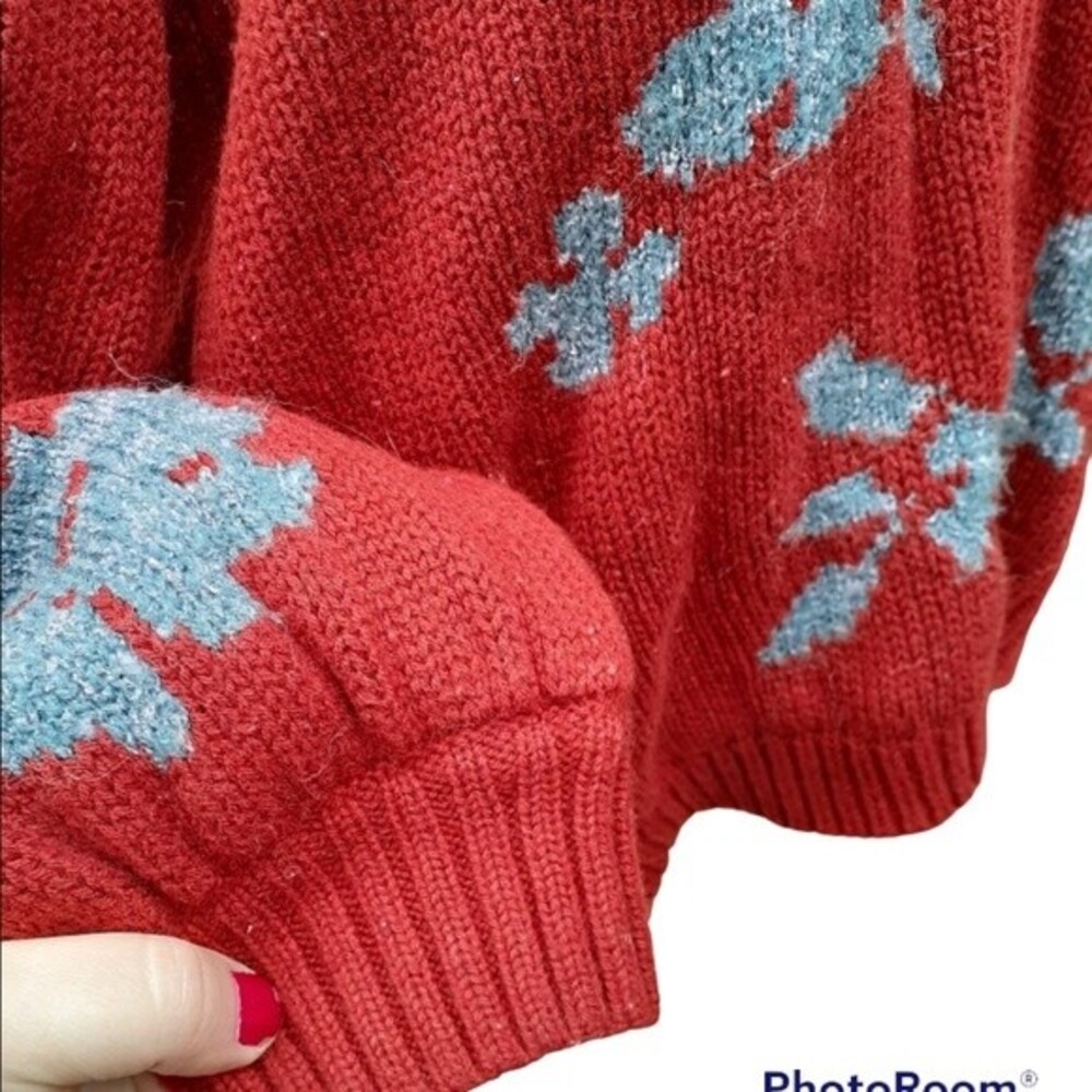 Sundance Balloon Sleeve Floral Cardigan Sweater - Picture 7 of 11